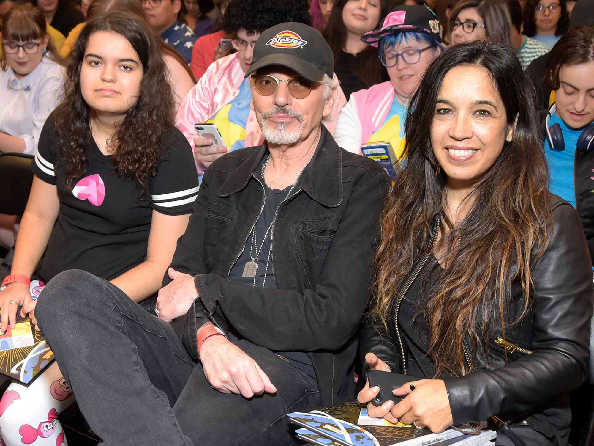 Bella Thornton, Billy Bob Thornton and Connie Angland attend a special fan event for Rebecca Singer's new book "The Tale of Steven" at Barnes & Noble at The Grove on October 10, 2019 in Los Angeles, California