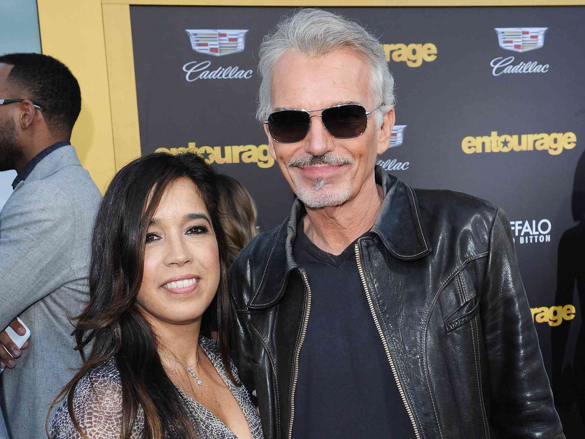 Billy Bob Thornton (R) and Connie Angland arrive at the Los Angeles premiere of 'Entourage' at Regency Village Theatre on June 1, 2015 in Westwood, California