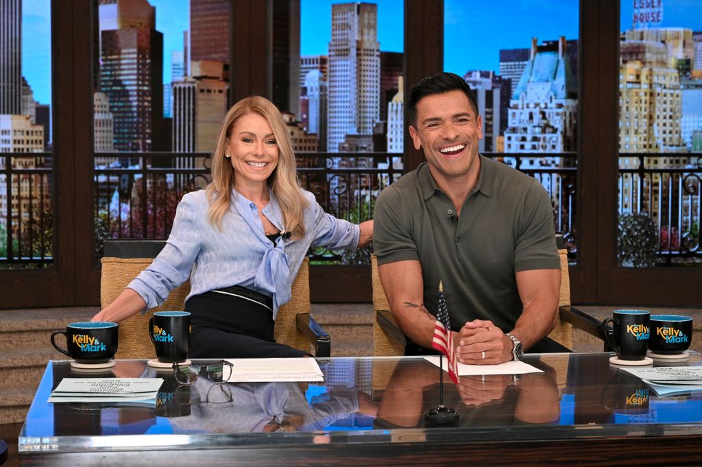 LIVE WITH KELLY AND MARK - 5/15/24 - Kelly Ripa and Mark Consuelos co-host "Live with Kelly and Mark" airing weekdays in syndication. KELLY RIPA, MARK CONSUELOS