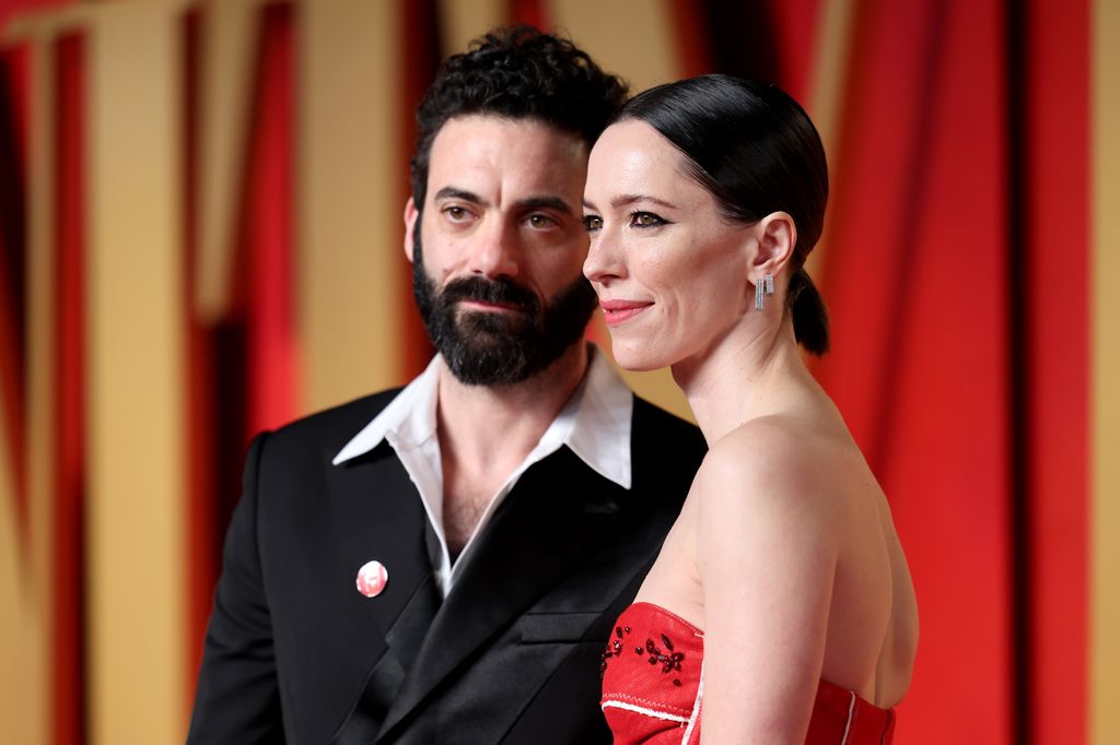 Morgan Spector and Rebecca Hall at an event