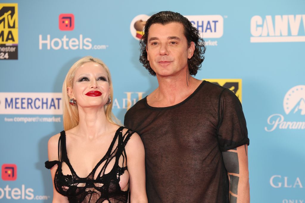 gavin rossdale and girlfriend xhoana x at 2024 mtv emas