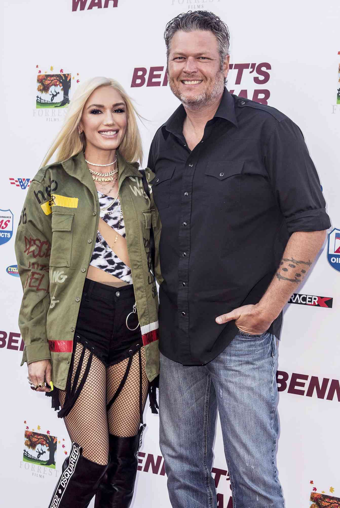 Gwen Stefani and Blake Shelton