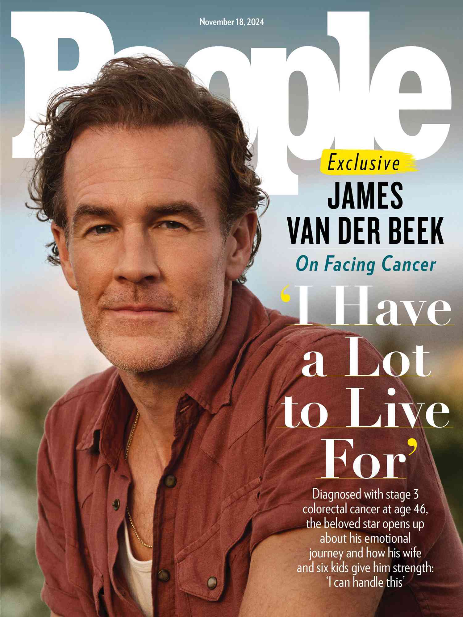 James Van Der Beek PEOPLE cover