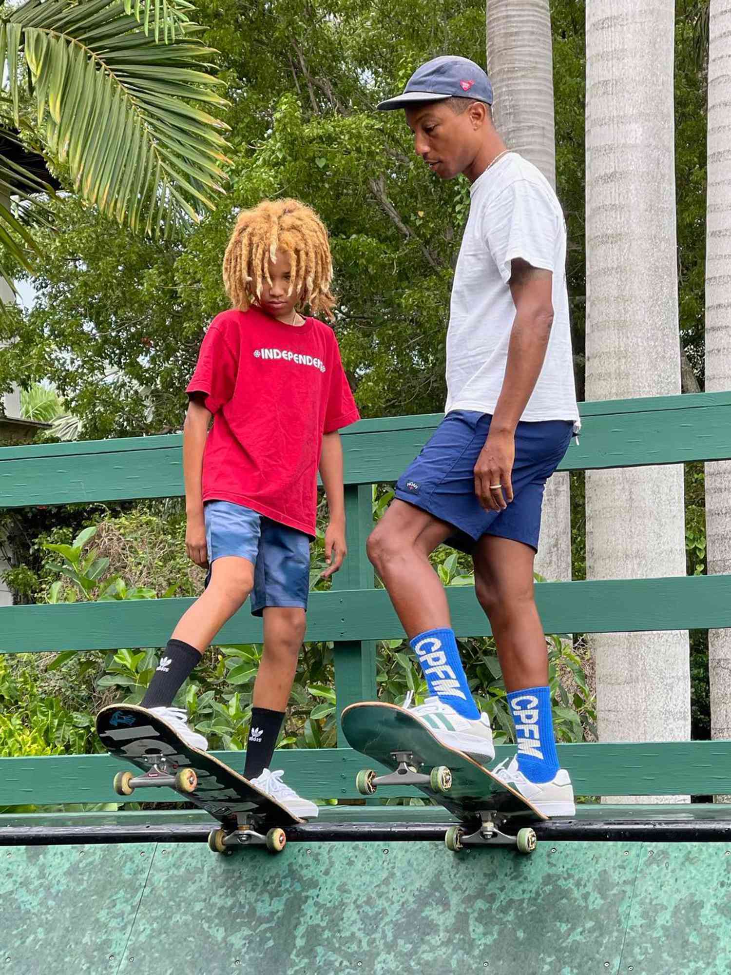 Pharrell and son Rocket