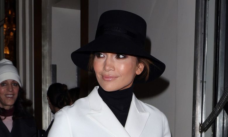 J.Lo Wore the Elegant Trend That Makes Every Outfit Look Straight Out of an Audrey Hepburn Movie