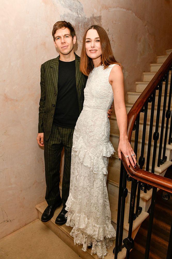  James Righton and Keira Knightley attend the launch dinner for A Magazine curated by Erdem