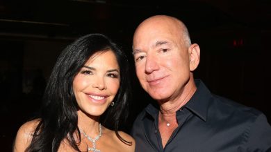 Lauren Sanchez finally shows off her risqué latex couples' costume with fiancé Jeff Bezos — photos