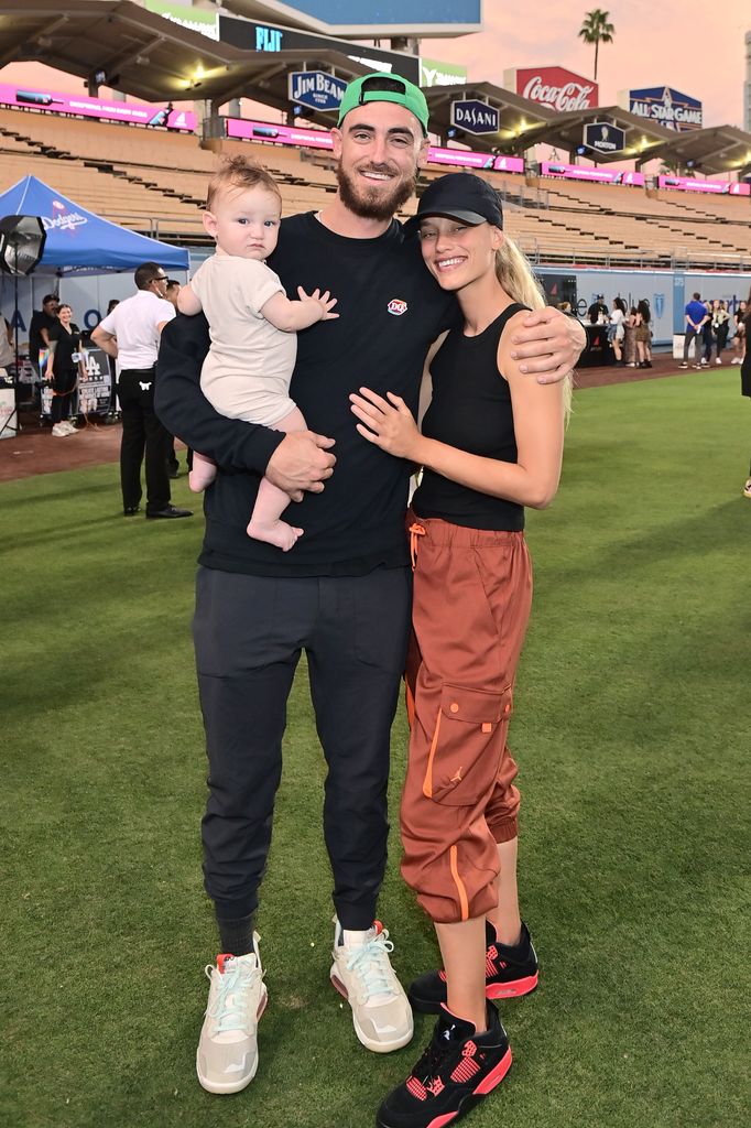 Cody Bellinger and Chase Carter attend Ping Pong 4 Purpose at Dodger Stadium presented by Skechers and UCLA Health on August 08, 2022 in Los Angeles, California