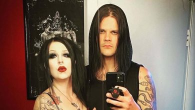 Kevin Bacon's son Travis and gorgeous goth girlfriend steal the show during rare red carpet appearance