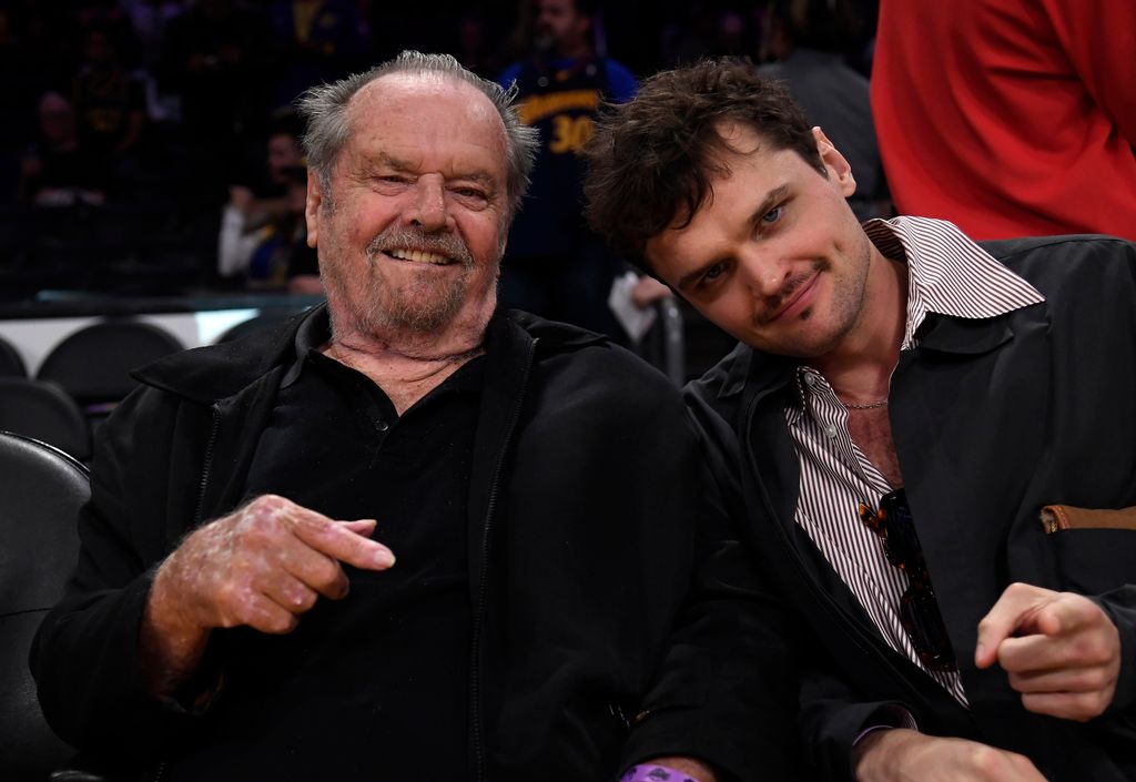 jack nicholson and ray nicholson nba game