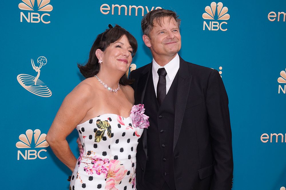 Steve Zahn and Robyn Peterman at the Emmys