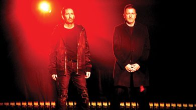 Trent Reznor and Atticus Ross in modern-day garb