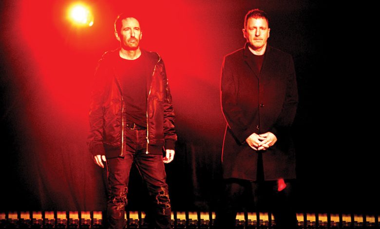 Trent Reznor and Atticus Ross in modern-day garb