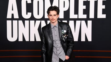 Timothée Chalamet attends the Los Angeles premiere of Searchlight Pictures