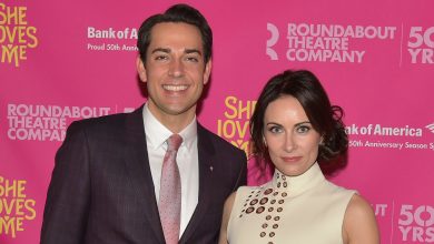 Zachary Levi and Laura Benanti attend