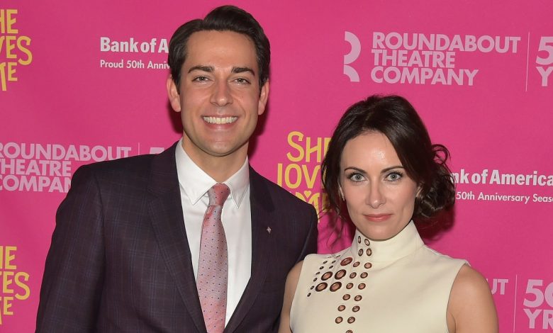 Zachary Levi and Laura Benanti attend