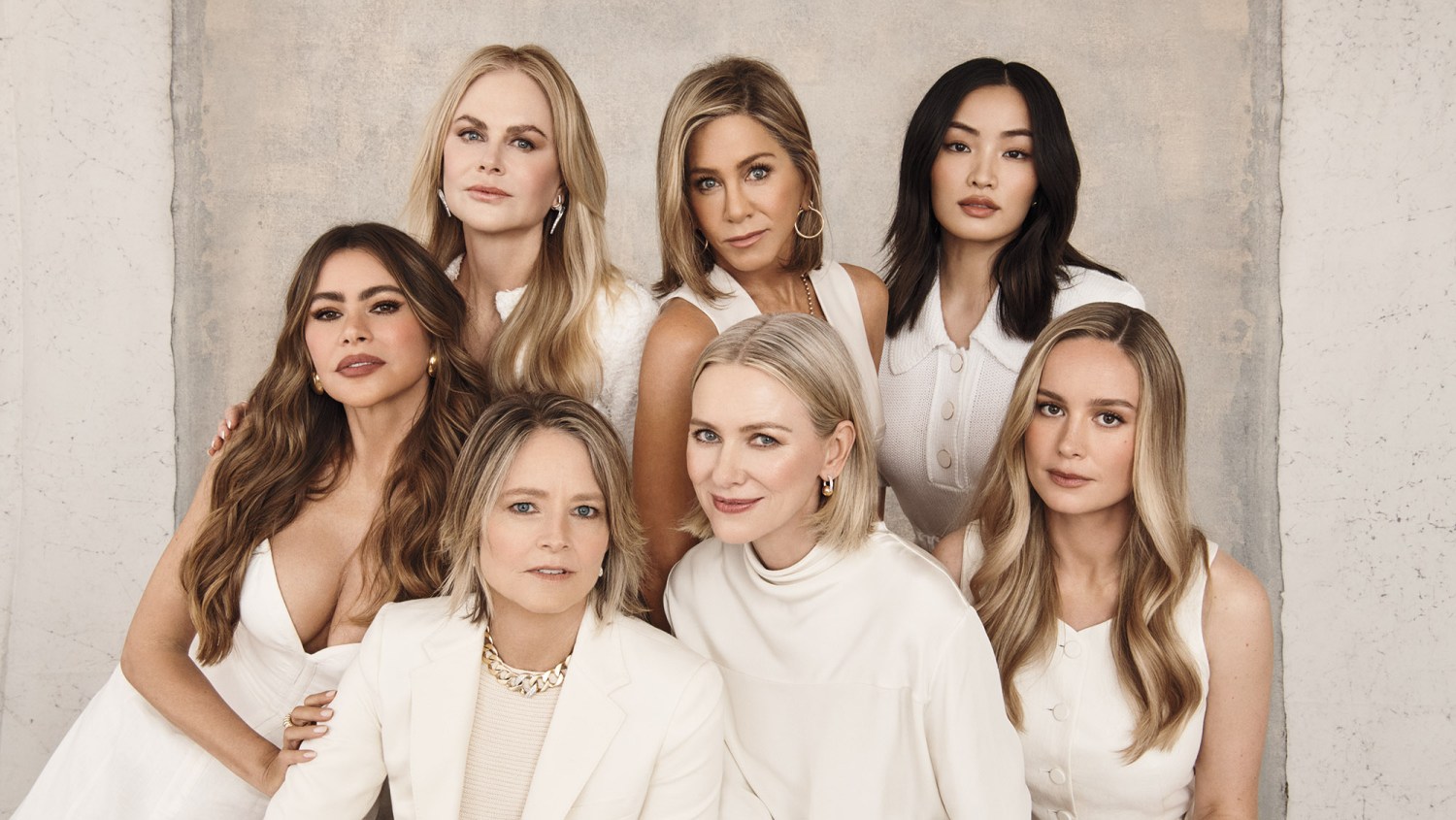 Anna Sawai, Naomi Watts, Jennifer Aniston, Nicole Kidman, Jodie Foster, Brie Larson and Sofía Vergara were photographed April 28 at The Georgian Hotel in Santa Monica. Artistic and Fashion Director Alison Edmond