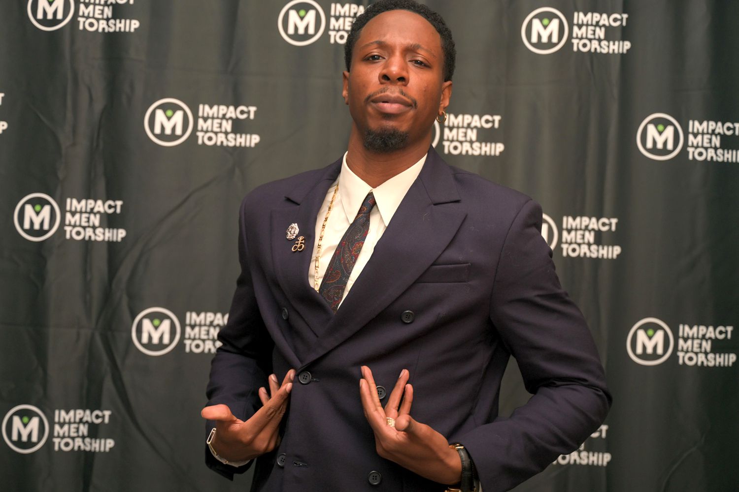 Joey Bada$$ attends the Impact Mentorship holiday celebration hosted by Joey Bada$$ on December 