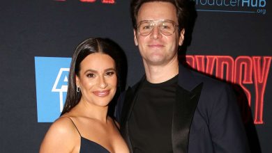 BFFs Lea Michele and Jonathan Groff Have a Theater Night in N.Y.C., Plus Bryan Cranston, Paul Wesley and More