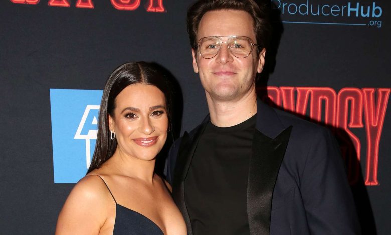 BFFs Lea Michele and Jonathan Groff Have a Theater Night in N.Y.C., Plus Bryan Cranston, Paul Wesley and More