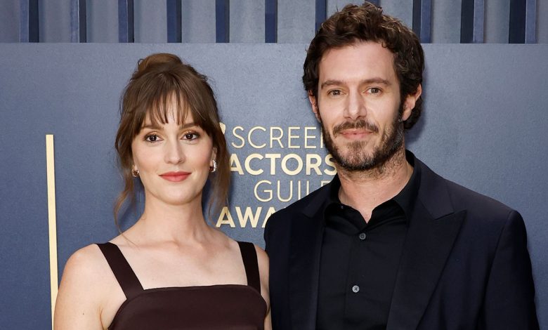 Leighton Meester and Adam Brody at the 2024 SAG Awards.