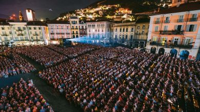 The Piazza Grande during the Locarno Film Festival