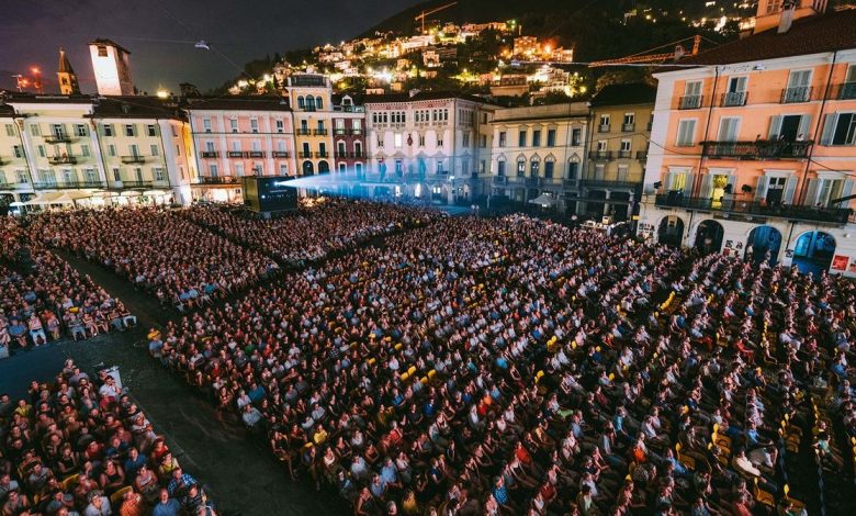 The Piazza Grande during the Locarno Film Festival