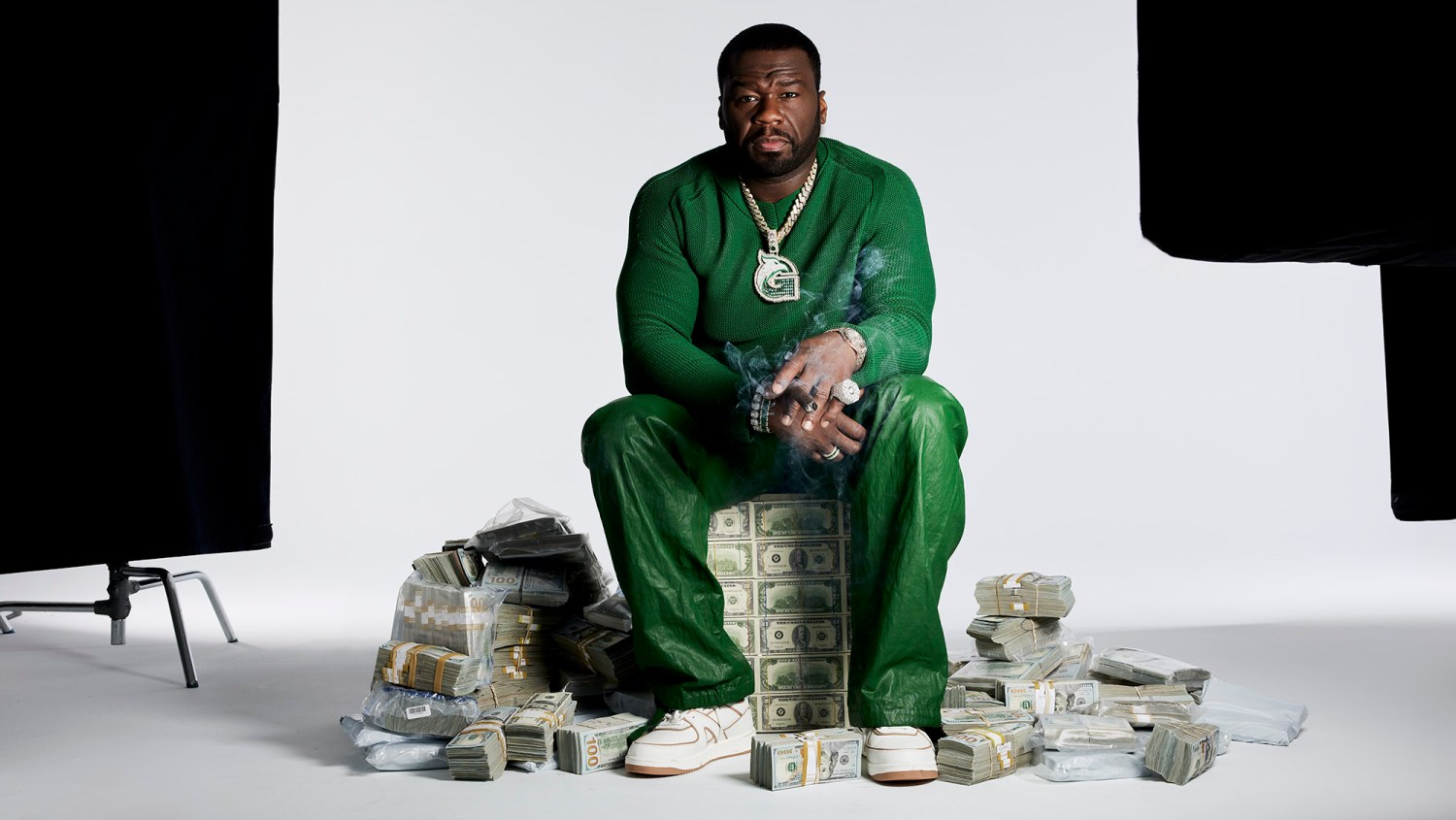 Curtis 50 Cent Jackson was photographed July 9 at Pier 59 Studios in New York.