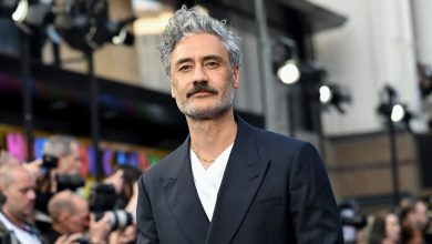 Taika Waititi poses at the premiere of Lightyear in London.