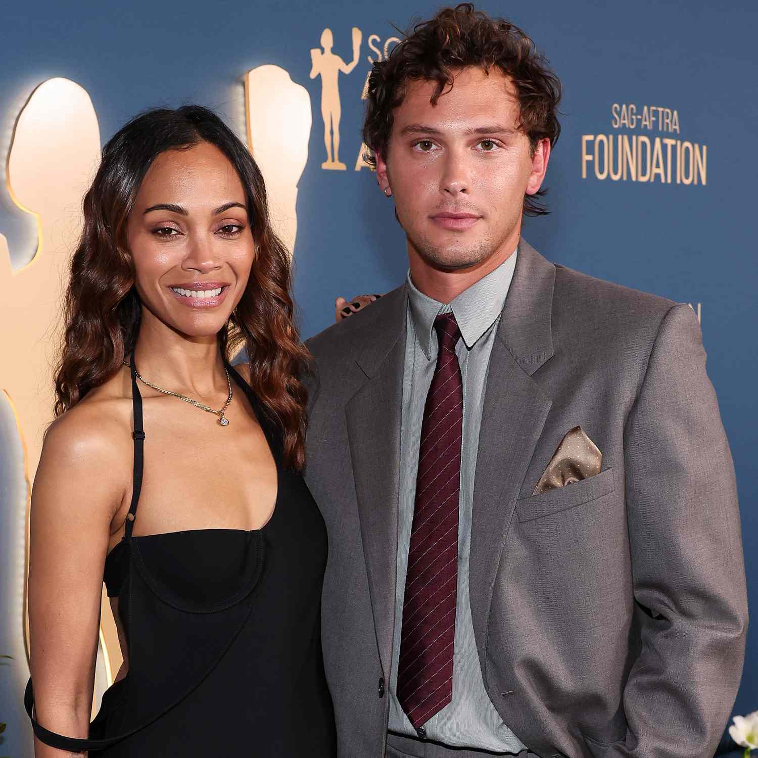 Zoe Saldana and Cooper Koch