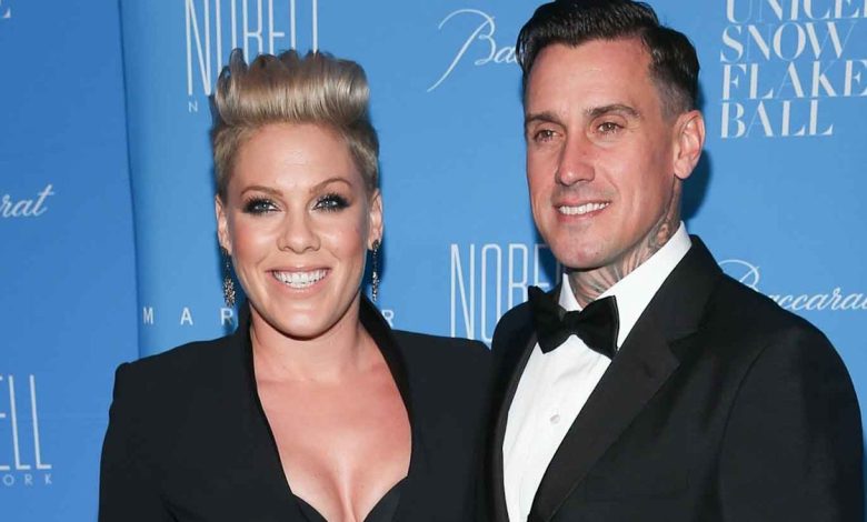 7 of Pink's cutest family photos with her husband Carey and 2 kids