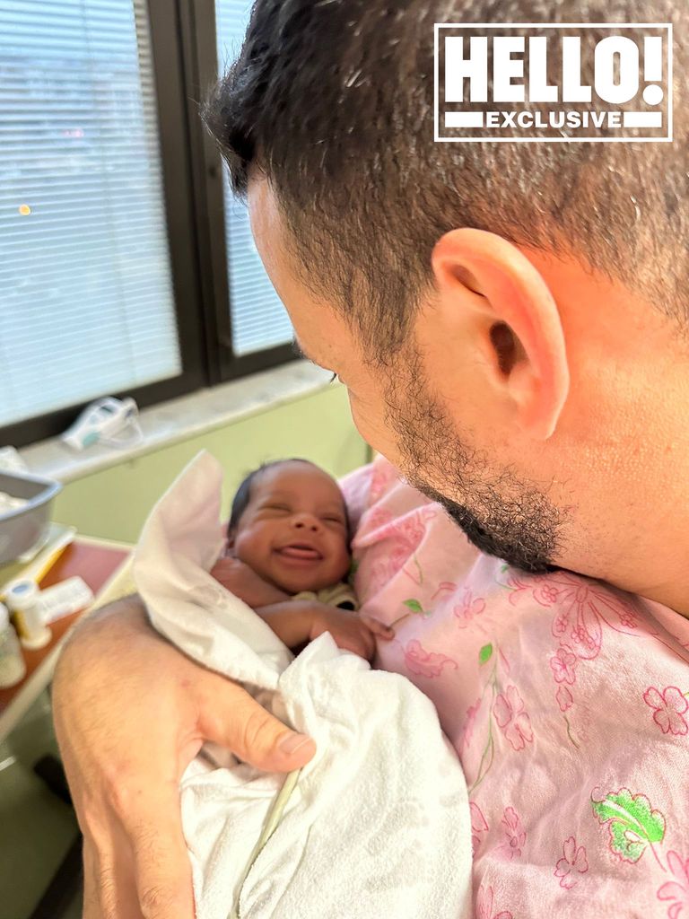 Joss Stone's husband with their newborn son