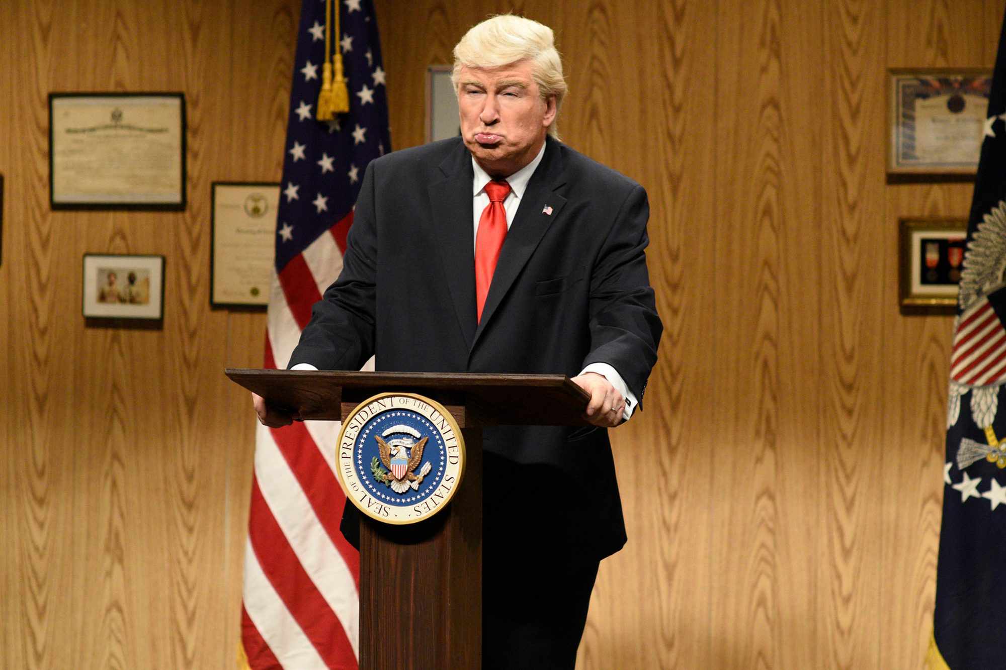 Alec Baldwin as Donald Trump on SNL