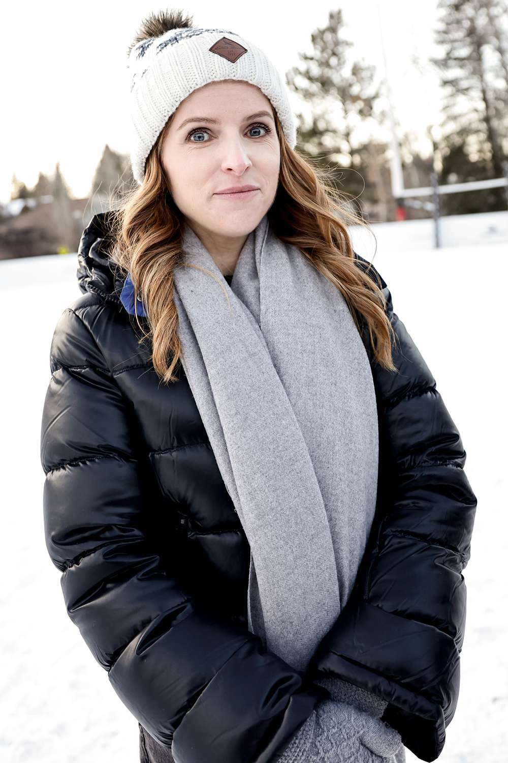 Anna Kendrick attends the St. Regis World Snow Polo Championships at Rio Grande Park on December 