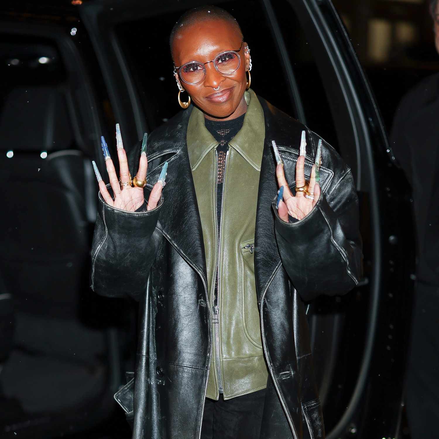 Cynthia Erivo is seen on December 20, 2024 in New York City