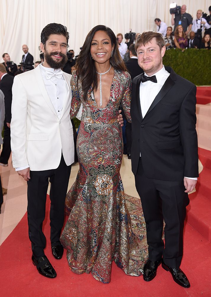 Ben Whishaw, Naomie Harris and Mark Bradshaw at the Met Gala