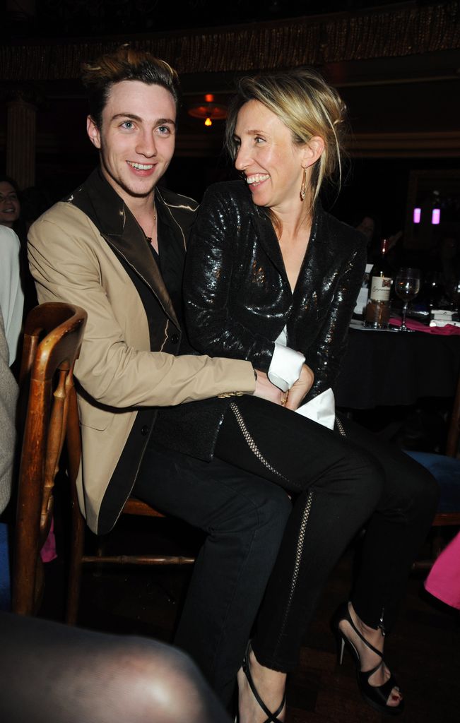 Aaron Johnson and Sam Taylor-Wood attend the charity fundraising evening 'Hoping's Got Talent' in aid of the Hoping For Palestine charity, at Cafe de Paris on June 18, 2009