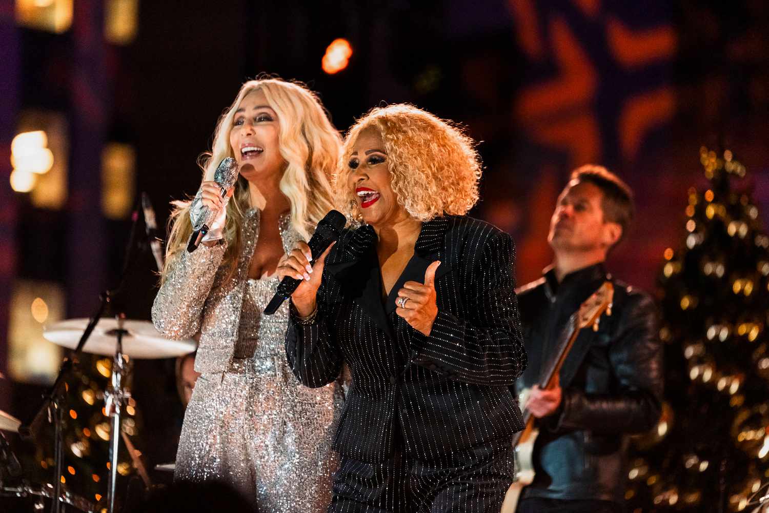 CHRISTMAS IN ROCKEFELLER CENTER -- 2023 -- Pictured: (l-r) Cher, Darlene Love 