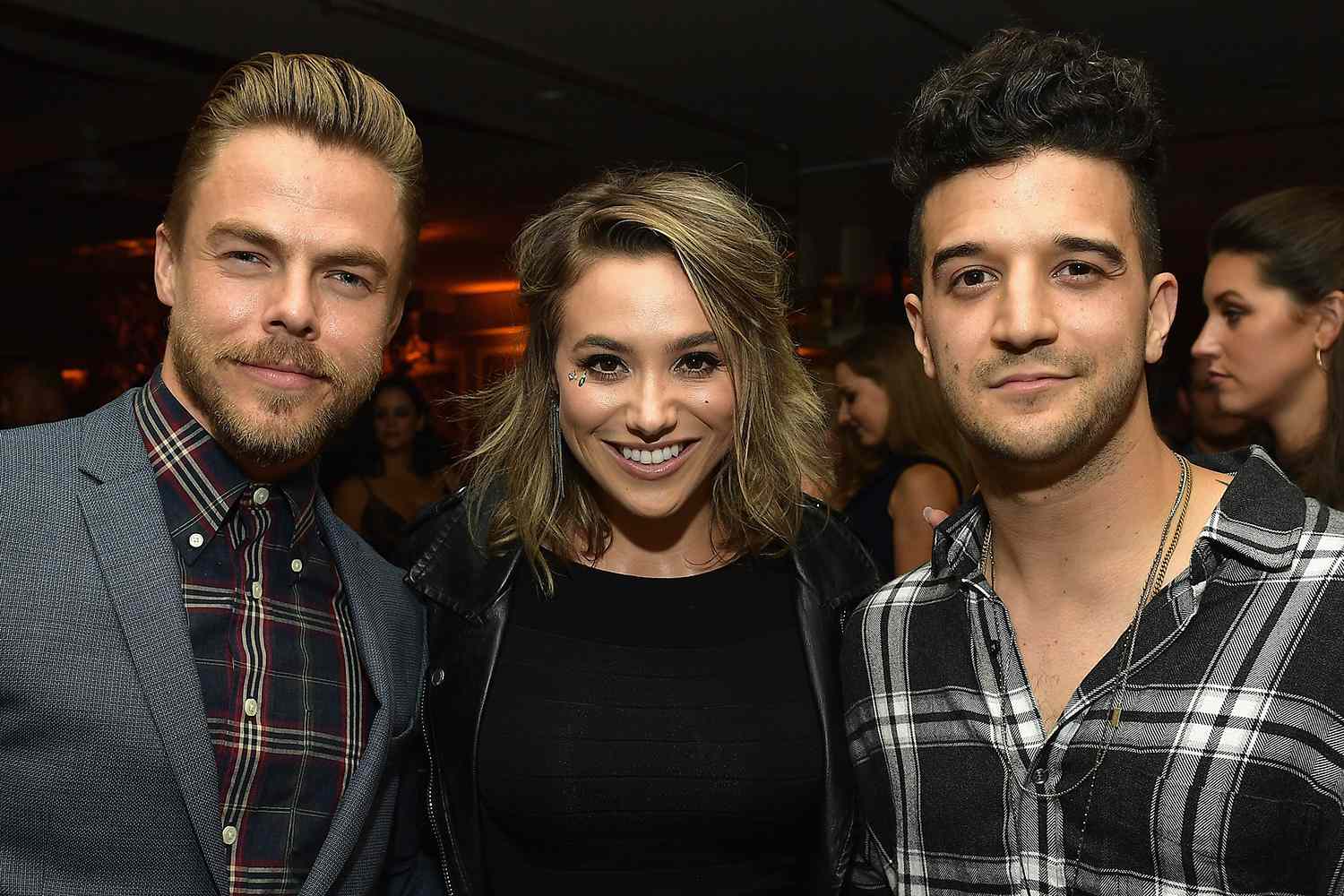 Derek Hough, BC Jean and Mark Ballas attend the 2017 Entertainment Weekly Pre-Emmy Party at Sunset Tower 