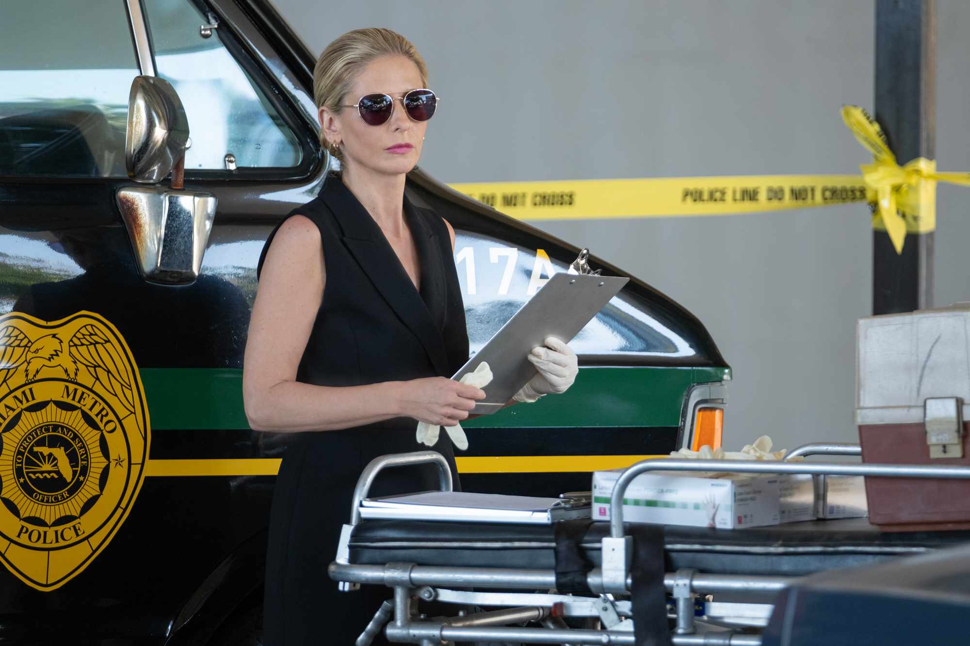 Sarah Michelle Gellar as Tanya Martin in Dexter: Original Sin, streaming on Paramount+, 2024. 