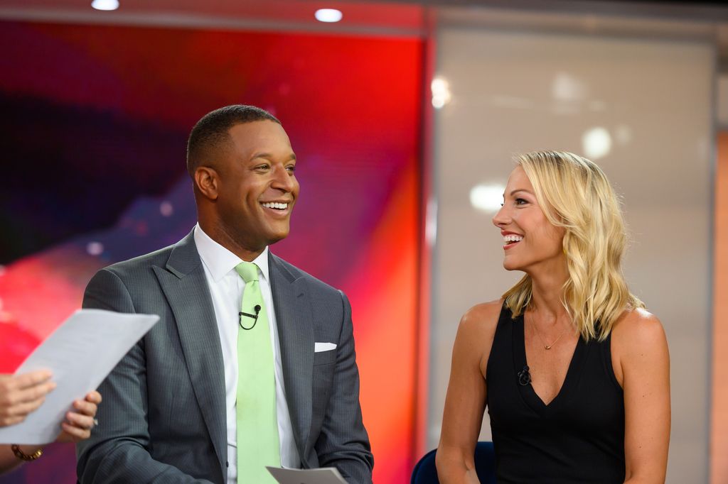 Craig Melvin and wife Lindsay Czarniak 