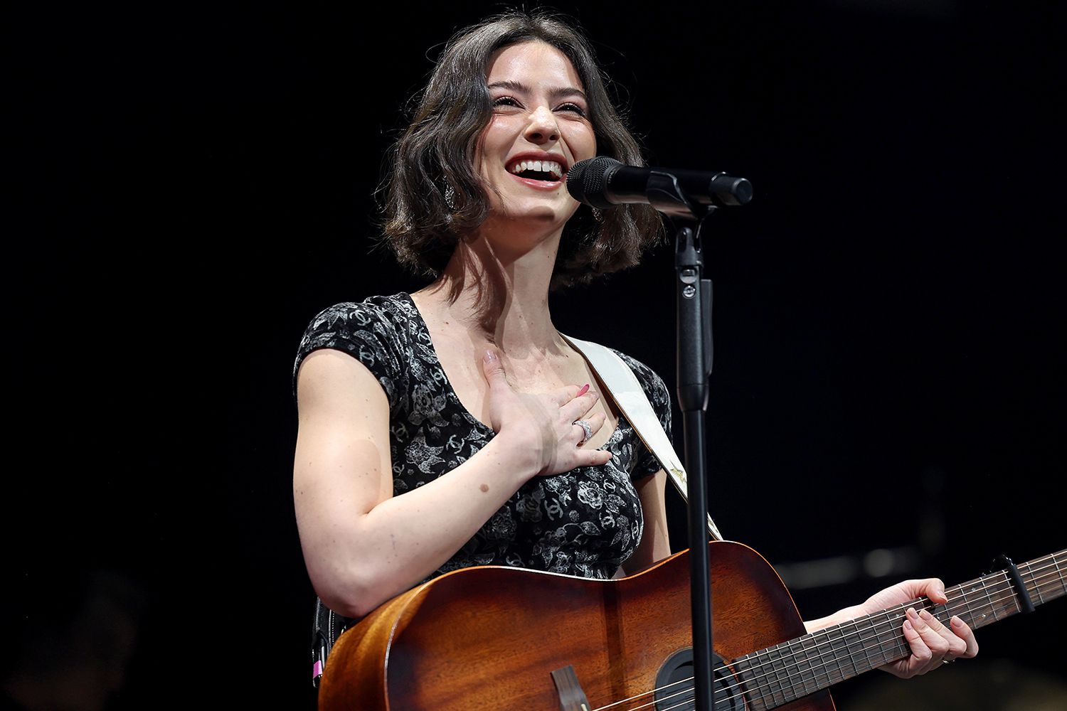 Gracie Abrams performs onstage during iHeartRadio Q102's Jingle Ball