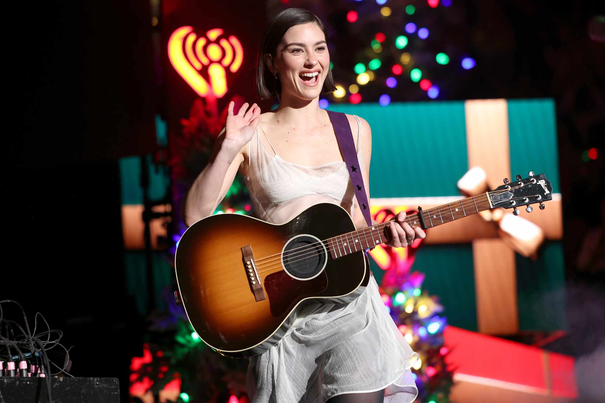 Gracie Abrams performs on stage during iHeartRadio z100's Jingle Ball 2024 Presented By Capital One at Madison Square Garden on December 13, 2024 in New York City.