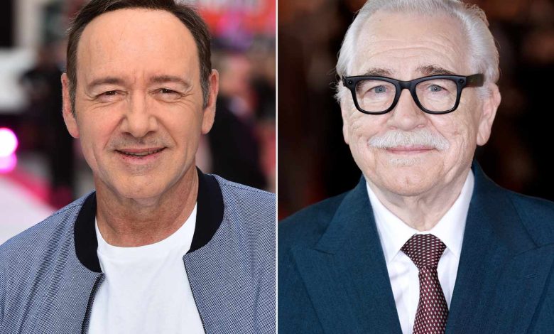 Kevin Spacey attending the Baby Driver premiere; Brian Cox attends