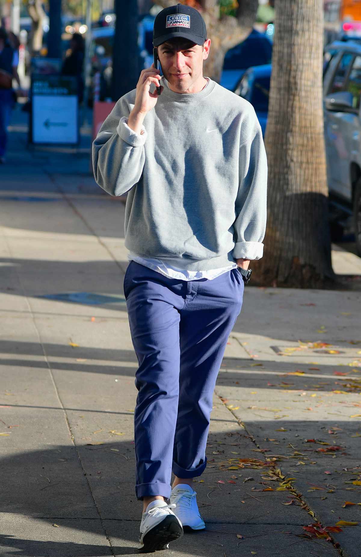 Max Greenfield is seen on December 18, 2024 in Los Angeles