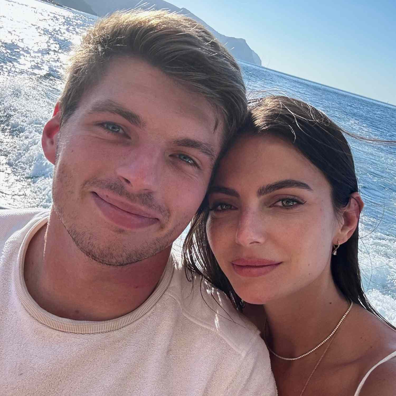 Max Verstappen and Kelly Piquet in an Instagram photo 