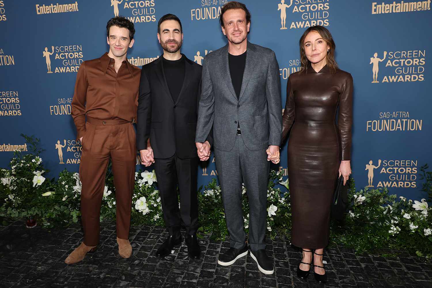 Michael Urie, Brett Goldstein, Jason Segel, and Christa Miller attend the SAG Awards Season Celebration