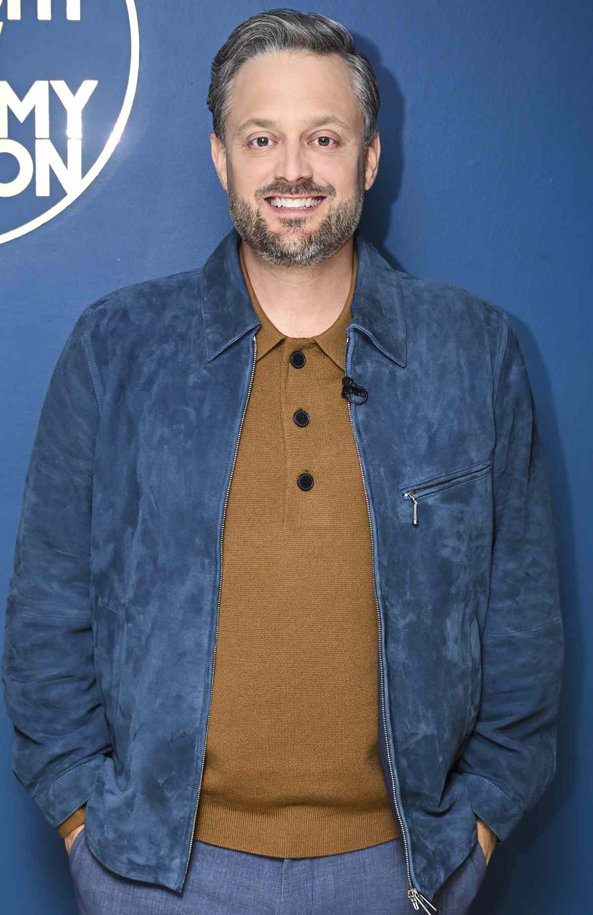 Nate Bargatze poses backstage at The Tonight Show Starring Jimmy Fallon