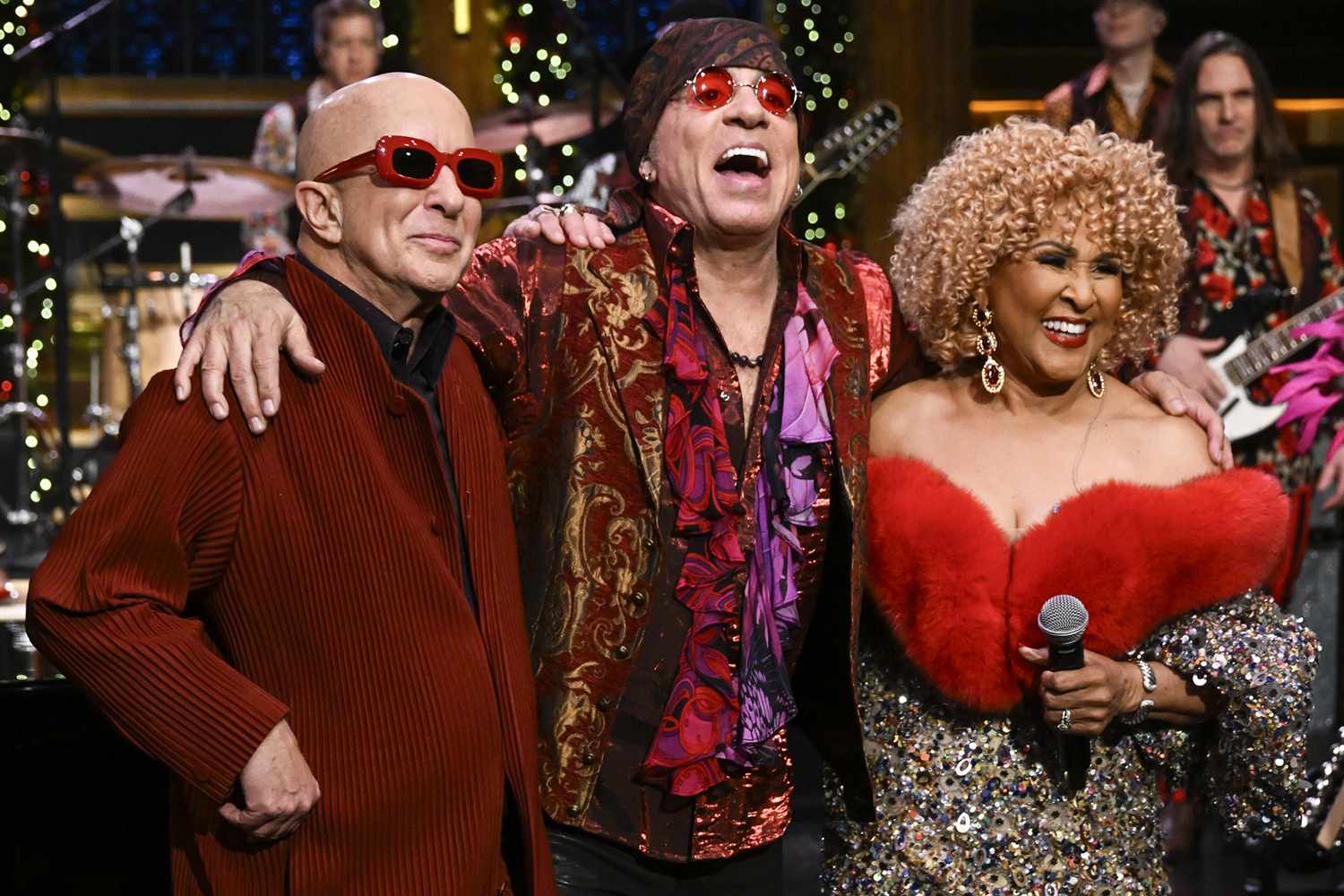 Paul Shaffer, Little Steven, and Darlene Love on The Tonight Show Starring Jimmy Fallon