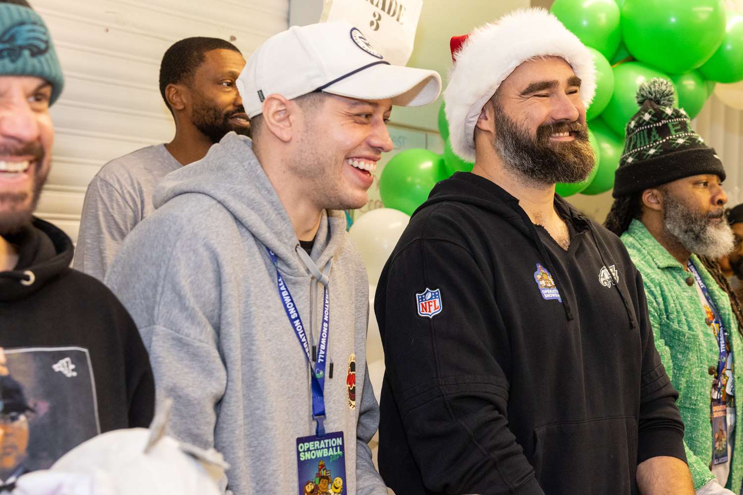 Pete Davidson participated in Jason Kelce's Operation Snowball charity 